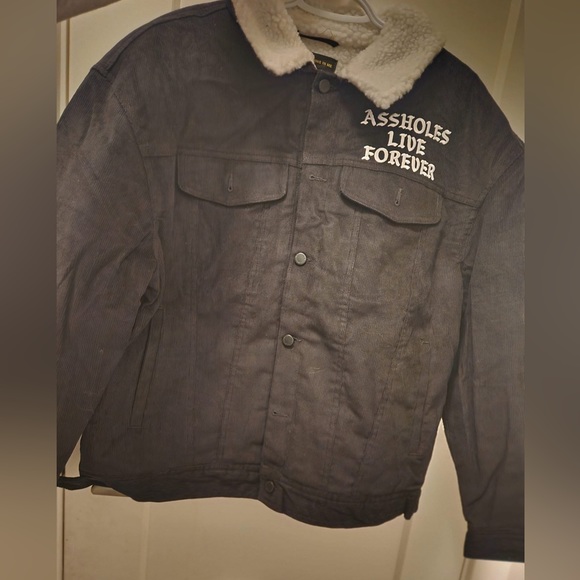A*shole Live Forever Denim Jacket - Picture 3 of 4